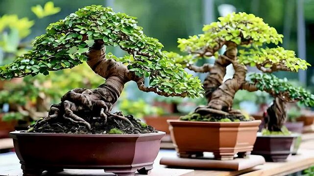 bonsai trees