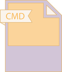 CMD File format icon minimal