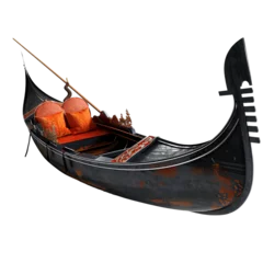 gondola isolated on white background
