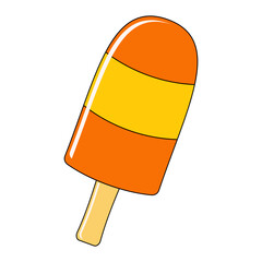 Ice Cream Icon Illustration Suitable for designs with summer themes, vacation, holidays, and others