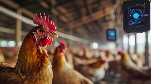 Smart Sensors Monitoring Temperature and Humidity in Poultry Facility for Precision Farming
