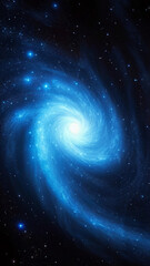 Starry Cosmic Night with Shining Elements