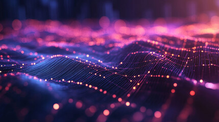 An abstract digital illustration depicting a virtual reality esports gaming background. The central figure is a warrior in a dynamic fighting pose, with multiple hands extended in various combat actio