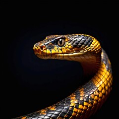 Obraz premium Snake elegant zooming Outstanding 11