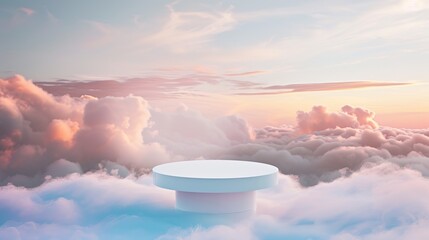 Stunning Pink Minimal Cloud Background: A Dreamy and Elegant Visual Delight. Showcasing the Softness and Charm of Heavenly Skies.