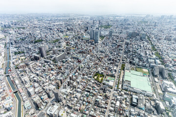Fototapeta premium Tokyo Aerial View in Japan