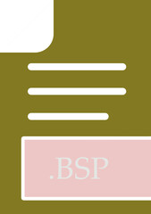 BSP File format icon fill inside