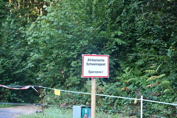 ASP Warnschild