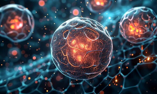 Enter a captivating journey through the vibrant cellular landscape where dynamic activities unfold. Experience the intricate beauty of life at a microscopic scale, revealing energy and interaction