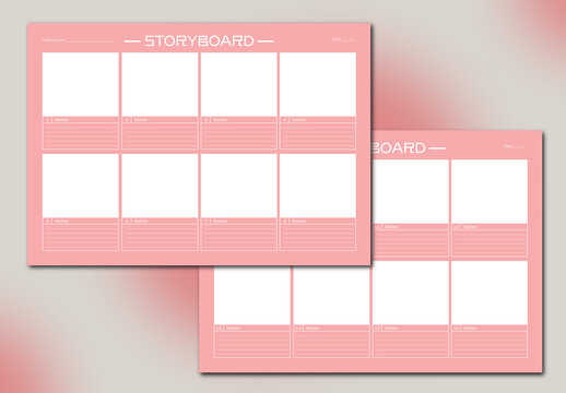 Pink Storyboard