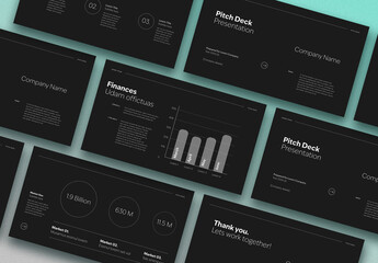 Minimal Interactive Pitch Deck