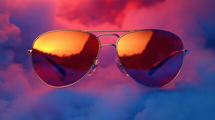 Mysterious and Intriguing Bold Sunglasses with Vibrant Hues, A Statement Piece for the Bold and Daring, Perfect for a Night Out or a Day of Adventure, Experience the Power of Confidence with Every