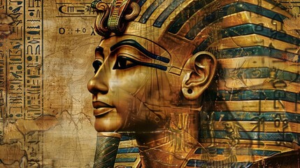symbolism and historical figures featured on ancient Egyptian banknotes.