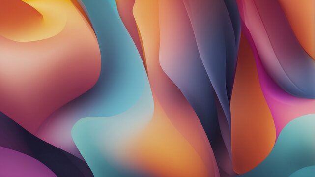 Abstract gradient with vibrant colors blending smoothly.