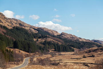 Highlands Landscape in Autumn 