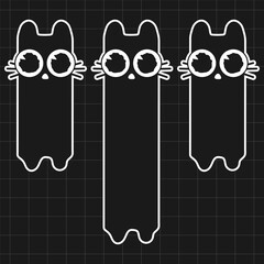 Three Sad Cat