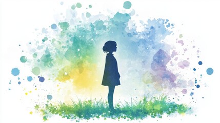 Climate change-induced unpredictable weather patterns affect crops and farmers are coping with them in watercolor