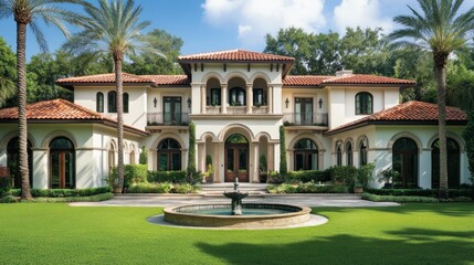 Obraz premium Mediterranean Mansion