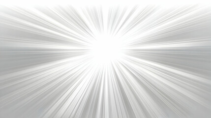 Fototapeta premium Abstract White Radial Lines Sunburst Background
