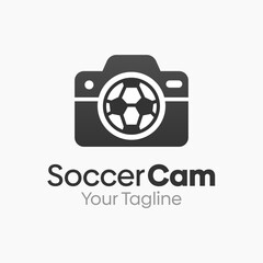 Soccer Camera Logo Design Template. Good for Business, Agency, Community and Organization