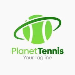 Planet Tennis Logo Design Template. Good for Business, Agency, Community and Organization