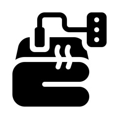 electric glyph icon