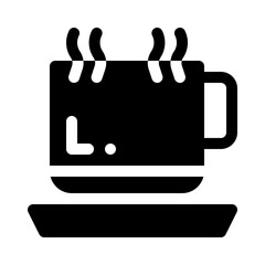 hot drink glyph icon