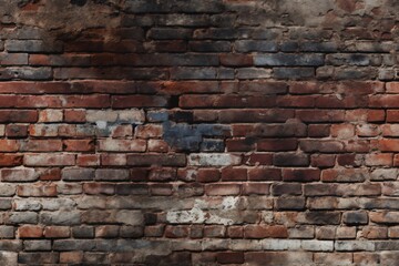 Obraz premium old brick wall brown color for background or texture