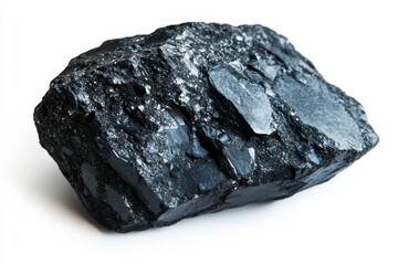 This magnetite is from Rumpersdorf, Austria and it is isolated on a white background