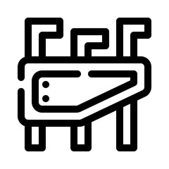 Allen wrench line icon