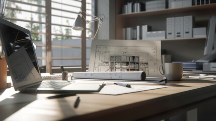 Architect's Workspace - A Modern Design Studio