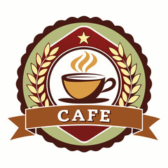 Cafe Logo Vector Art