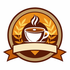 Cafe Logo Vector Art