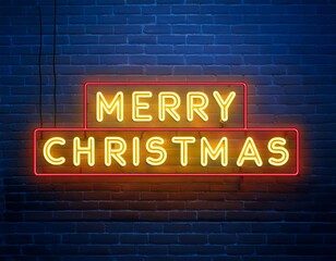 Obraz premium vector design realistic isolated neon sign saying christmas ukrainian decoration covering wall background