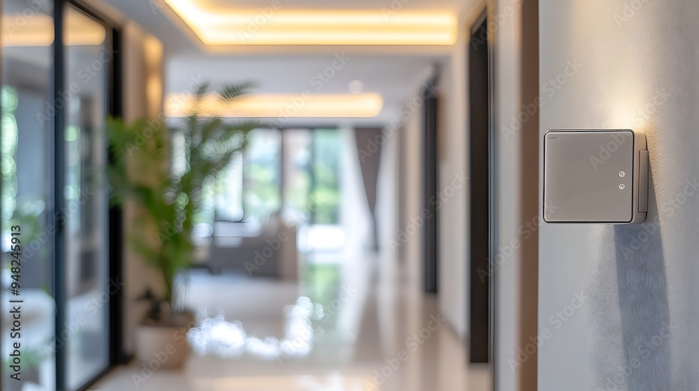 Poster cutting edge smart home iot intercom system seamlessly connecting rooms for advanced automation and 