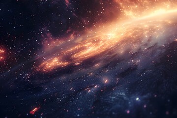 Cosmic Dance: A Galaxy in Motion