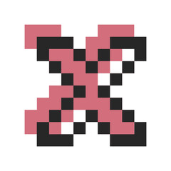 cross pixel art for your needs