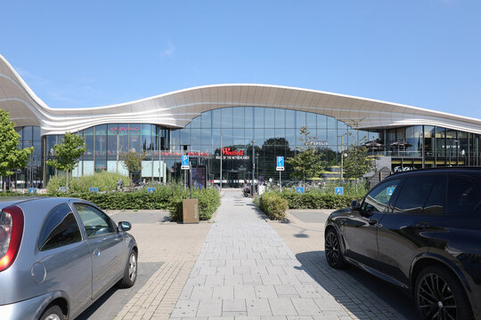 Leidschendam, Netherlands - August 27, 2024: Westfield Mall of the Netherlands, large shopping center near The Hague
