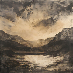 sephia landscape