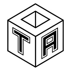 Cube Logo Vector Modern & Cool Art Illustration