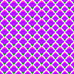 Fabric pattern, tile pattern, flower pattern