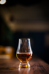 Single malt whisky glass