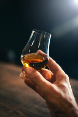 Single malt whisky glass