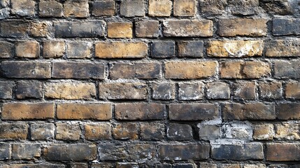 Obraz premium Aged Brick Wall Texture with Distinct Pattern and Grunge Effect