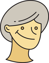 Boy Character Head Icon