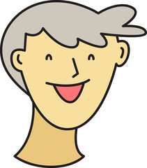 Boy Character Head Icon