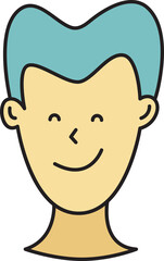 Boy Character Head Icon
