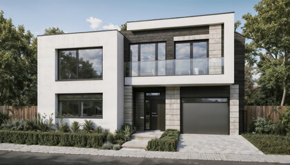 Fototapeta premium Modern house design