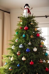 Decorated christmas tree