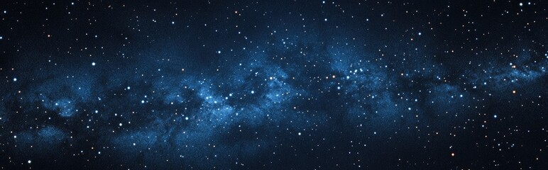 Obraz premium Dark Night Starry Sky Background in 3D Cartoon Rendering